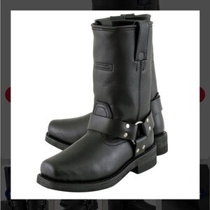 Black Leather Women's Boots